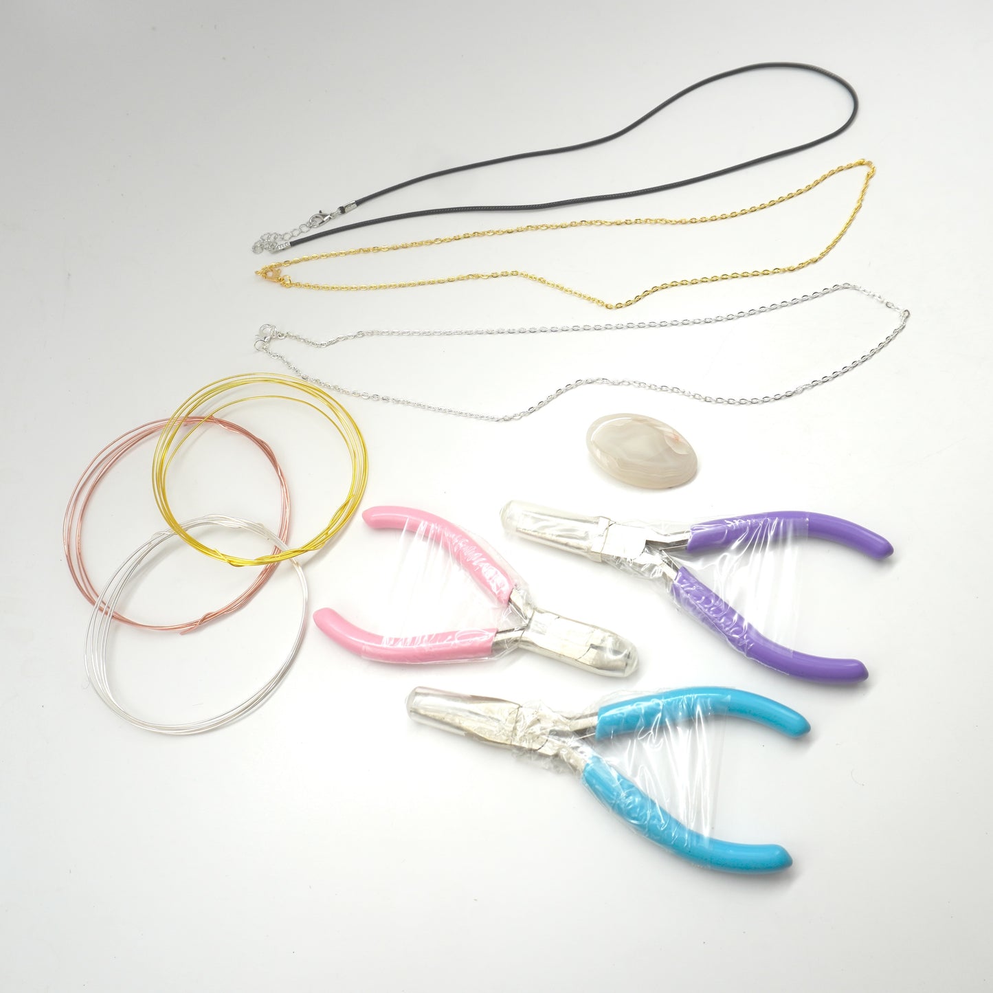 Agate Gemstone Pendant Wire Wrapping Kit