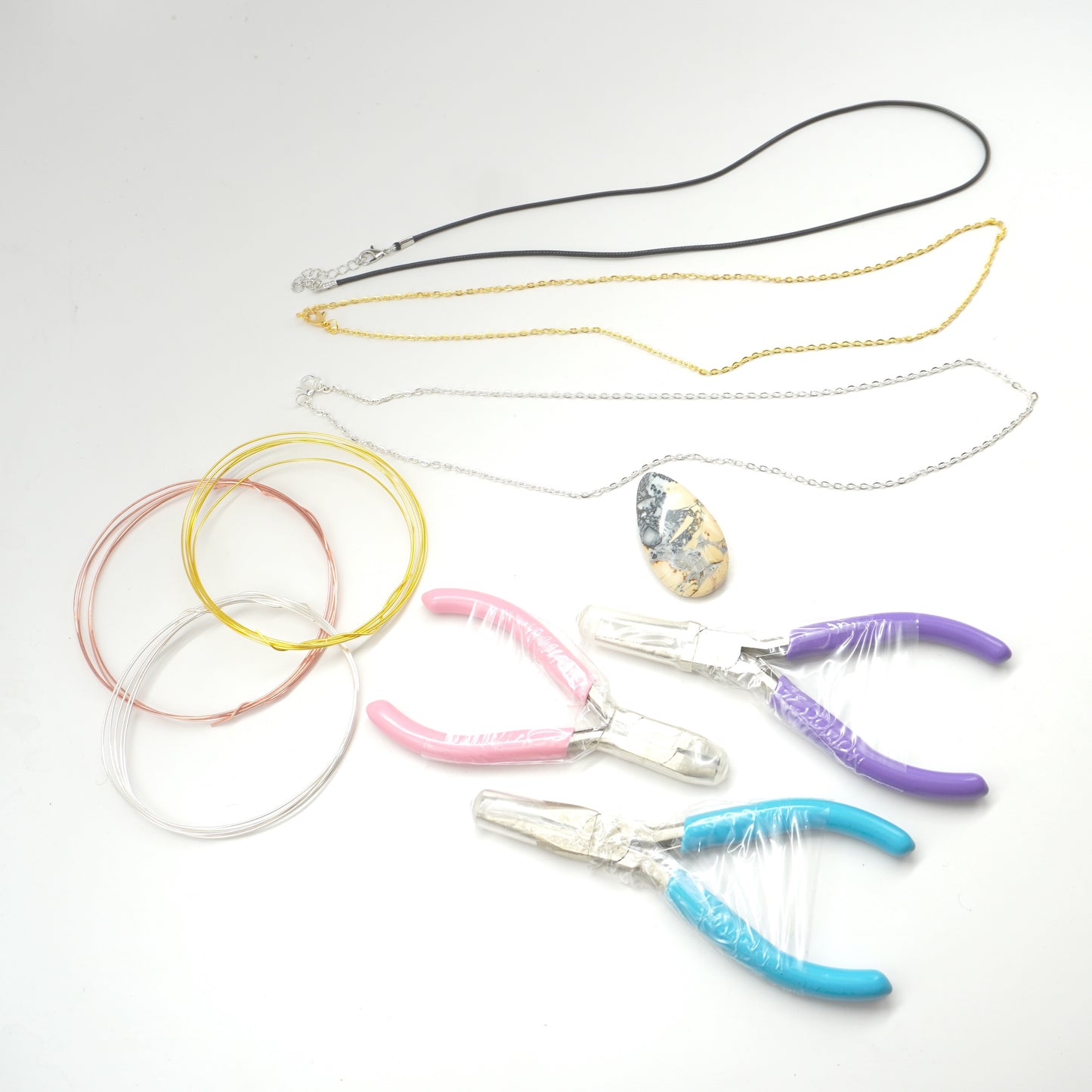 Jasper Gemstone Pendant Wire Wrapping Kit